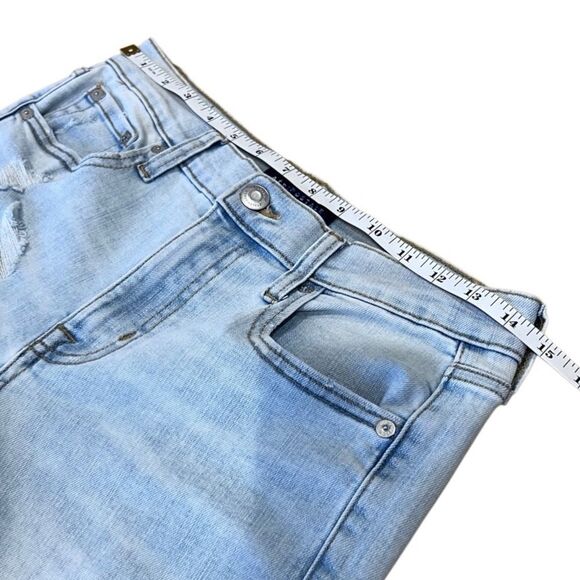 Aeropostale high rise flare Distressed Women's Jeans Size 8 - Picture 14 of 16